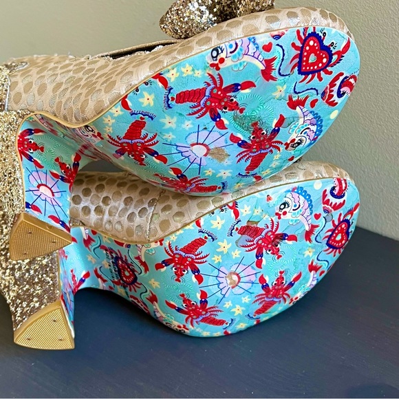 Irregular Choice Curtain Call Gold - Picture 12 of 13